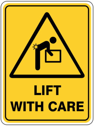 Warning Lift With Care