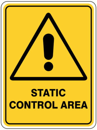 Warning Static Control Area