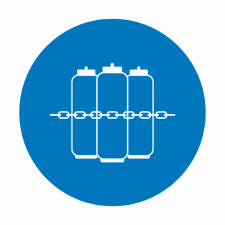 Mandatory All Cylinders Must Be Chained Picto