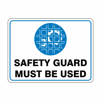 Mandatory Guards Must Be Used Landscape