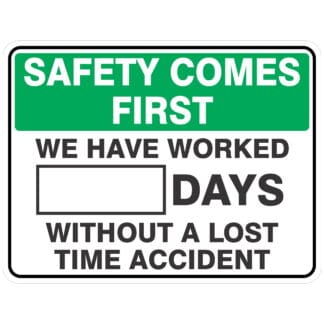 Lost Time Injury Sign - Lti Board
