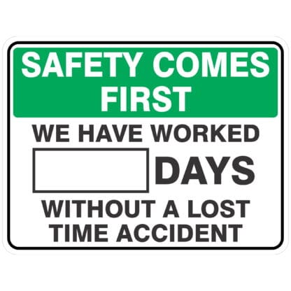 Lost Time Injury Sign - Lti Board