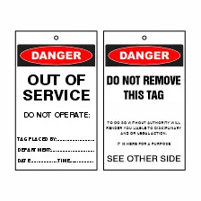 Danger - Out Of Service