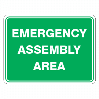 Emergency Assembly Area Sign