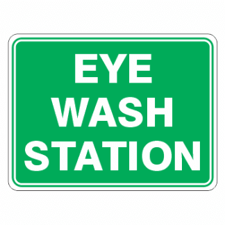 Emergency Eyewash Sign