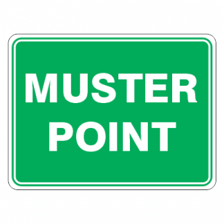 Muster Point Sign