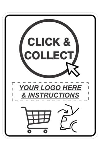 Click And Collect Sign