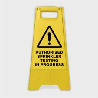 Authorised Sprinkler Testing In Progress