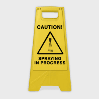 Caution Spraying In Progress