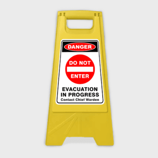 Danger Do Not Enter Evacuation In Progress